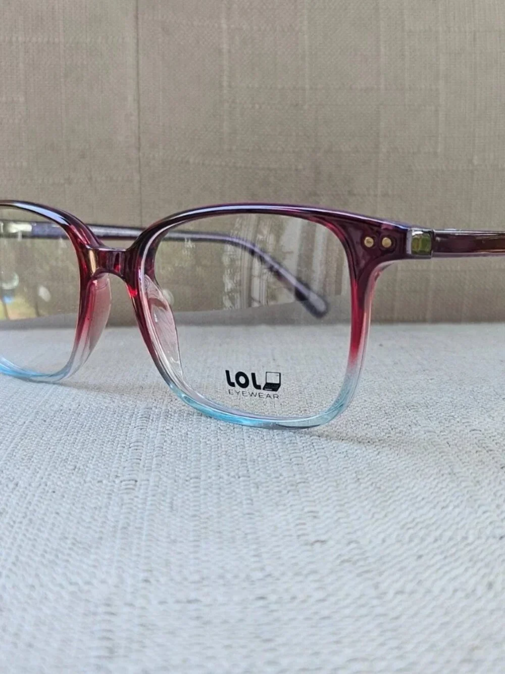 LOL Laugh Out Loud Women Glasses Frame Red/Blue Eyewear LOL-45 Eyeglasses NWT B